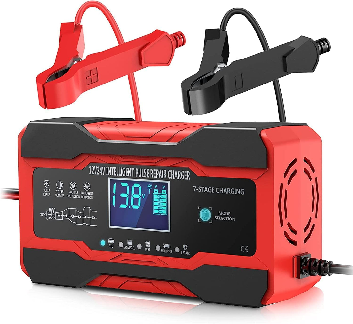CARGADOR DE BATERIA INTELIGENTE 12 V- Mantente Protegido Siempre!!