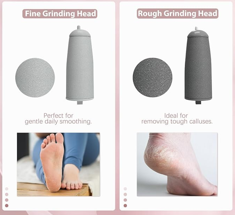 🦶 Eliminador Eléctrico de Callos – Cuidado Profesional de Pies en Casa