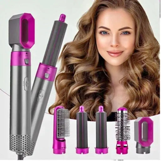 CEPILLO PARA CABELLO 5 EN 1- PEINA, MOLDEA Y BRILLA!!