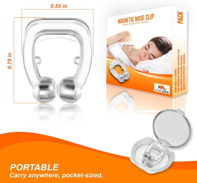 😴 Clip Nasal Magnético Antironquidos- Disfruta tus noches