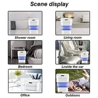 Zafacón Inteligente con Sensor – ¡Higiene y Comodidad en un Solo Toque!